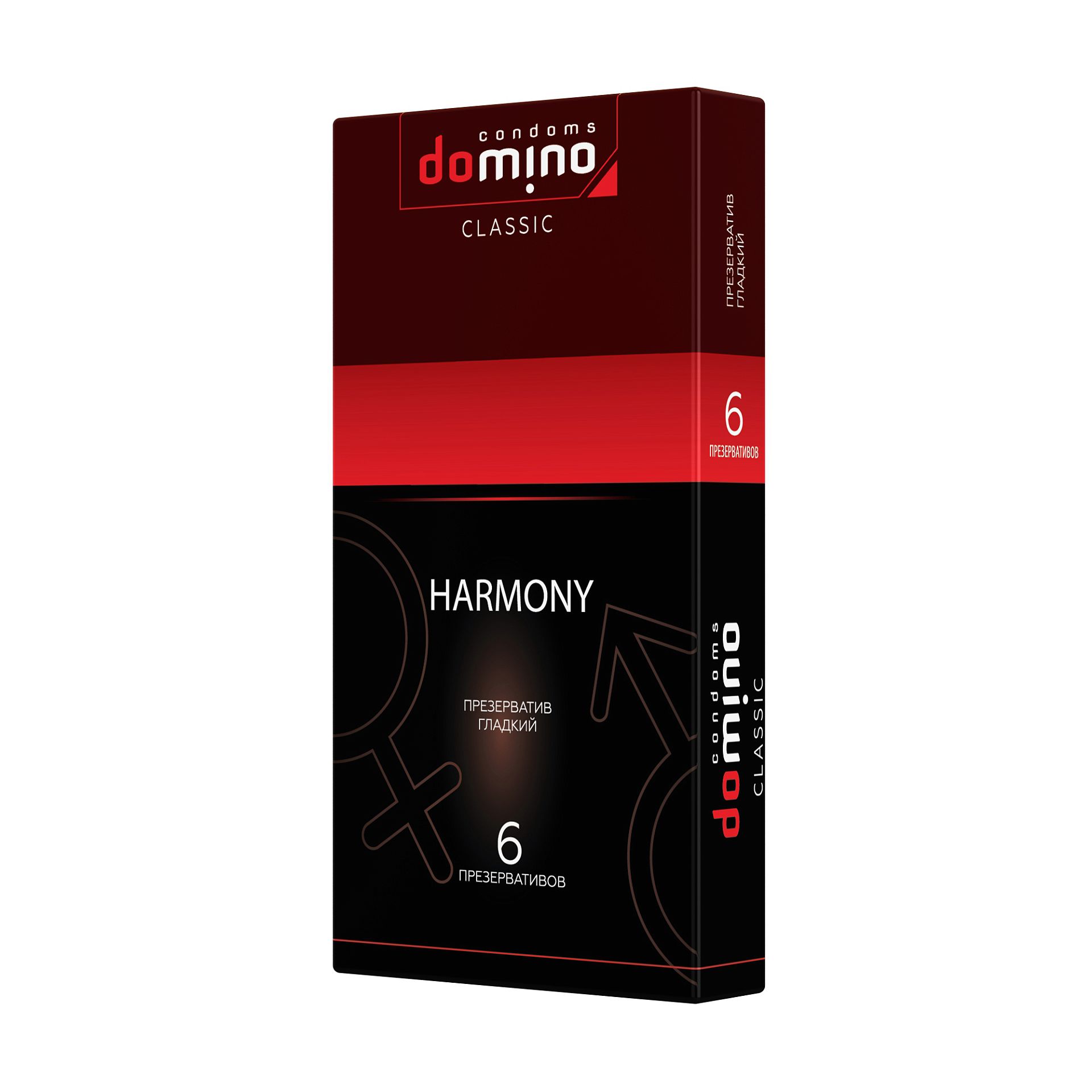 Презервативы гладкие DOMINO CLASSIC Harmony 6 шт.