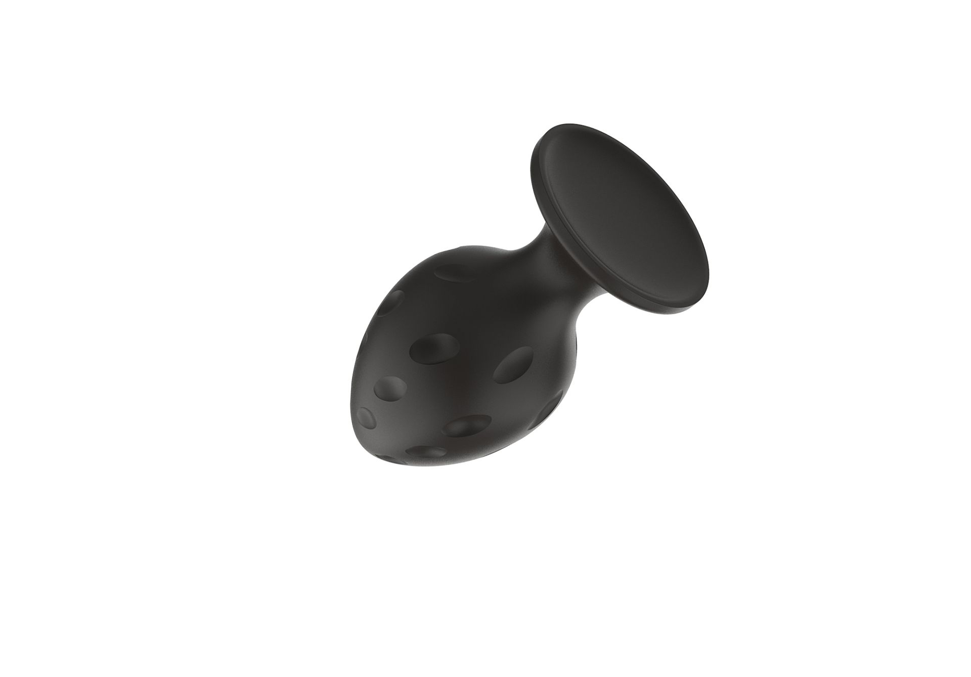 Силиконовая анальная пробка черная S (5.8*2.8cm) 3304-01