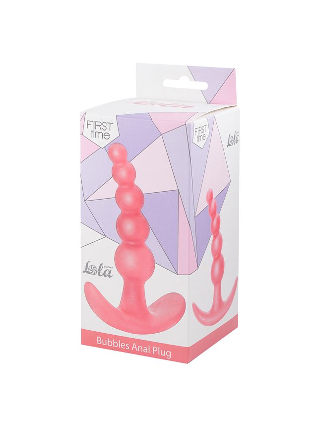 ΠΠ½Π°Π»ΡΠ½Π°Ρ ΠΏΡΠΎΠ±ΠΊΠ° Bubbles Anal Plug Pink 5001-01lola