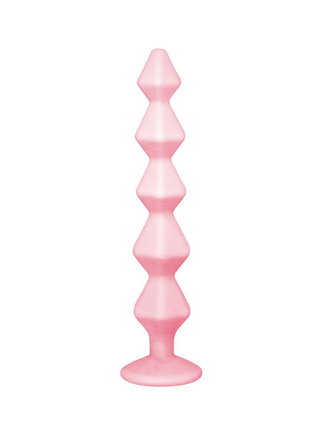 Анальная Цепочка с Кристаллом Emotions Buddy Pink 1400-01lola