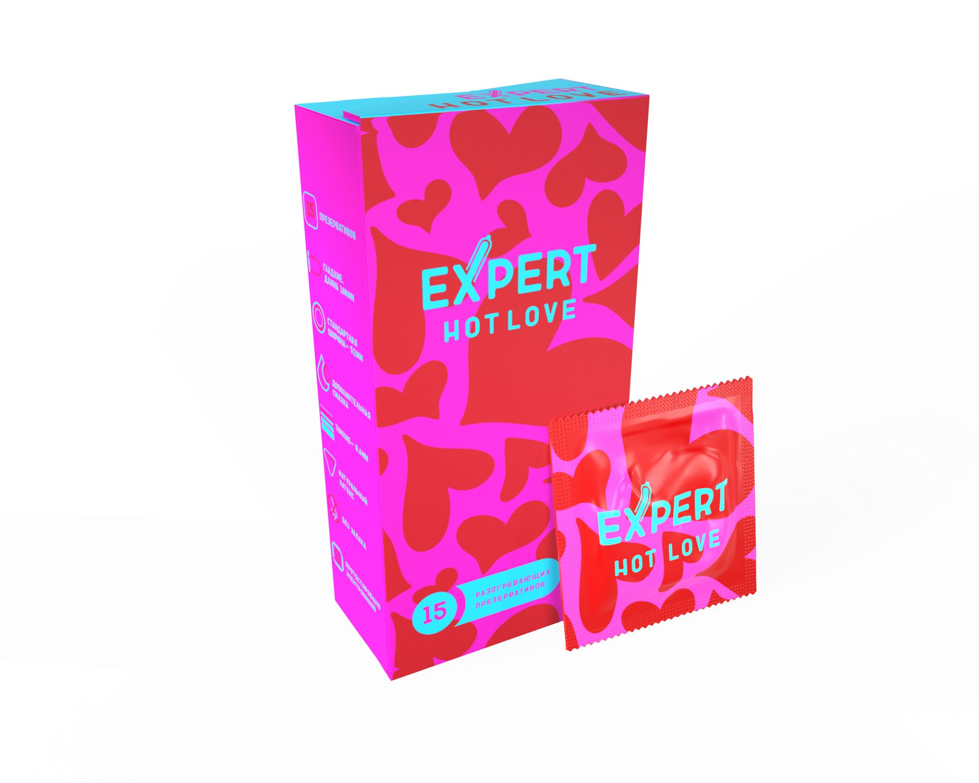 Презервативы Expert Hot Love 15 шт 9465ex