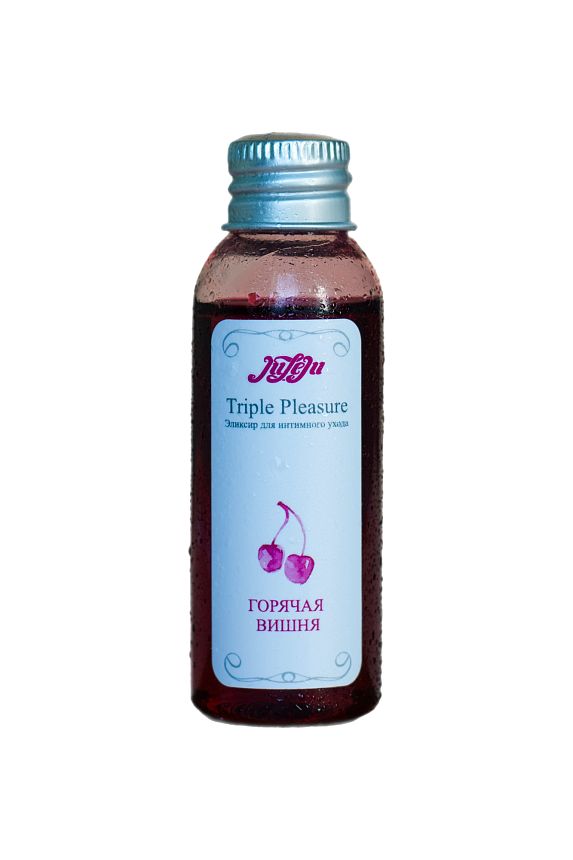 Эликсир для интимного ухода "Triple Pleasure" Горячая вишня 65 гр 10241JULEJU