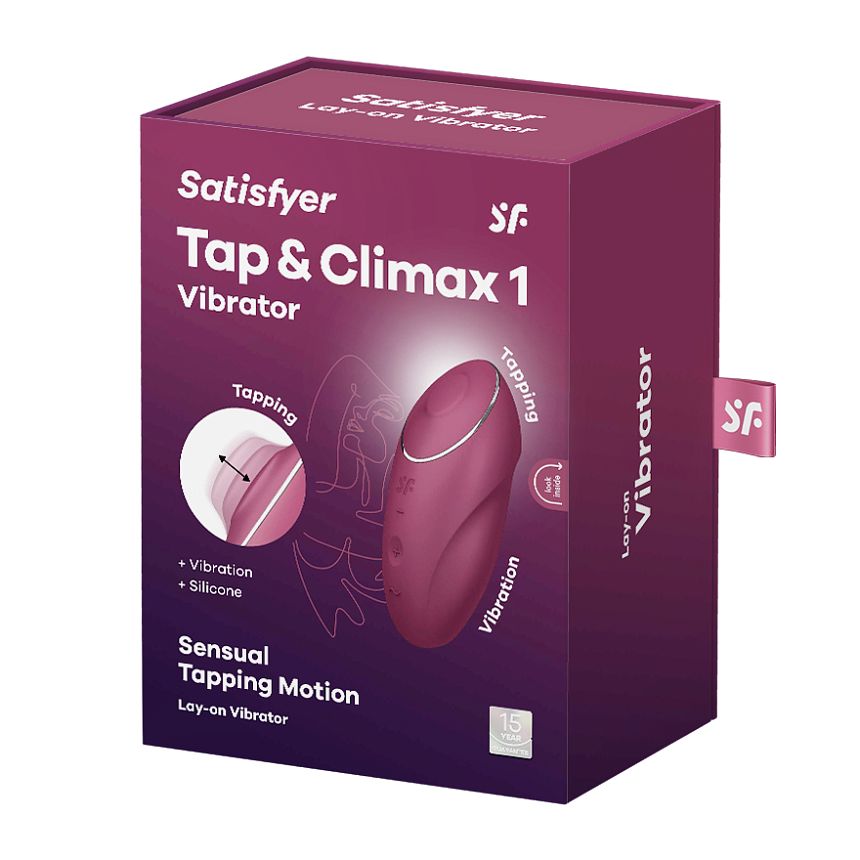 ΠΡΠ»ΡΡΠΈΡΡΡΡΠΈΠΉ ΠΌΠ°ΡΡΠ°ΠΆΠ΅Ρ Satisfyer Tap&Climax 1 red 046006SA