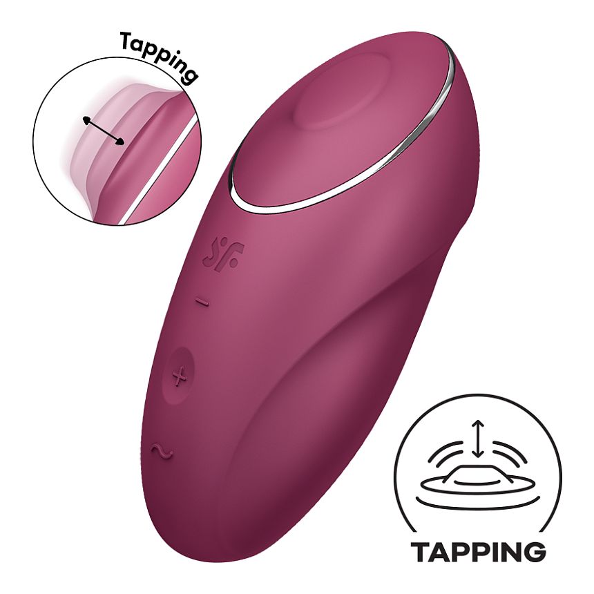 ΠΡΠ»ΡΡΠΈΡΡΡΡΠΈΠΉ ΠΌΠ°ΡΡΠ°ΠΆΠ΅Ρ Satisfyer Tap&Climax 1 red 046006SA