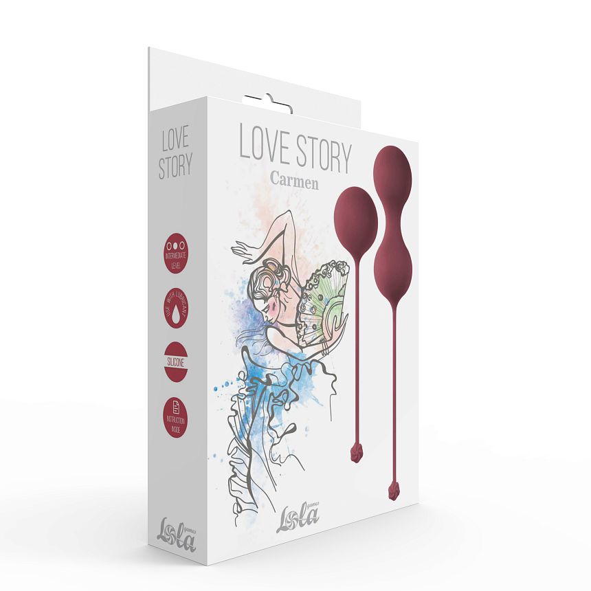 ΠΠ°Π±ΠΎΡ Π²Π°Π³ΠΈΠ½Π°Π»ΡΠ½ΡΡ
ΡΠ°ΡΠΈΠΊΠΎΠ² Love Story Carmen Wine Red 3011-02lola