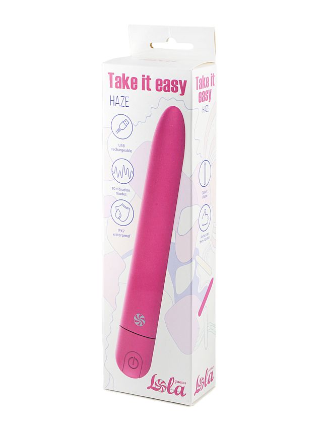 Перезаряжаемый вибратор Take it easy Haze Pink 9025-02lola