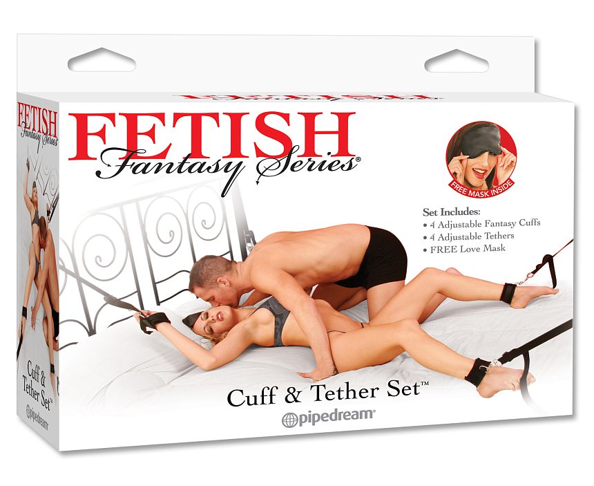 Набор для бондажа Cuff And Tether Set 215123PD