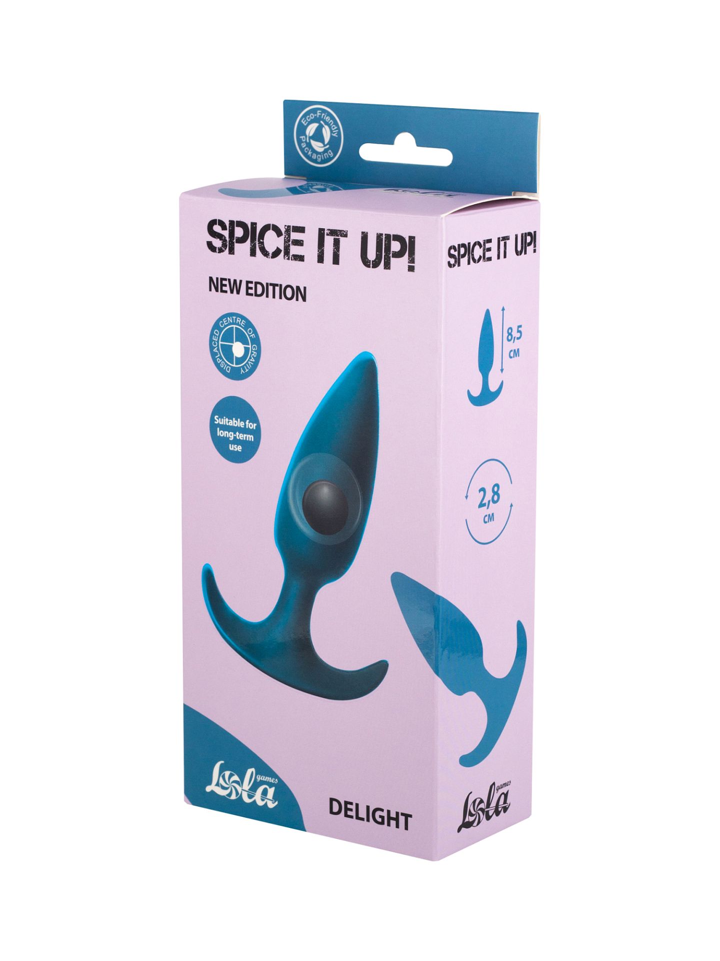 Пробка со смещенным центром тяжести Spice it up Delight Aquamarine 8010-03lola