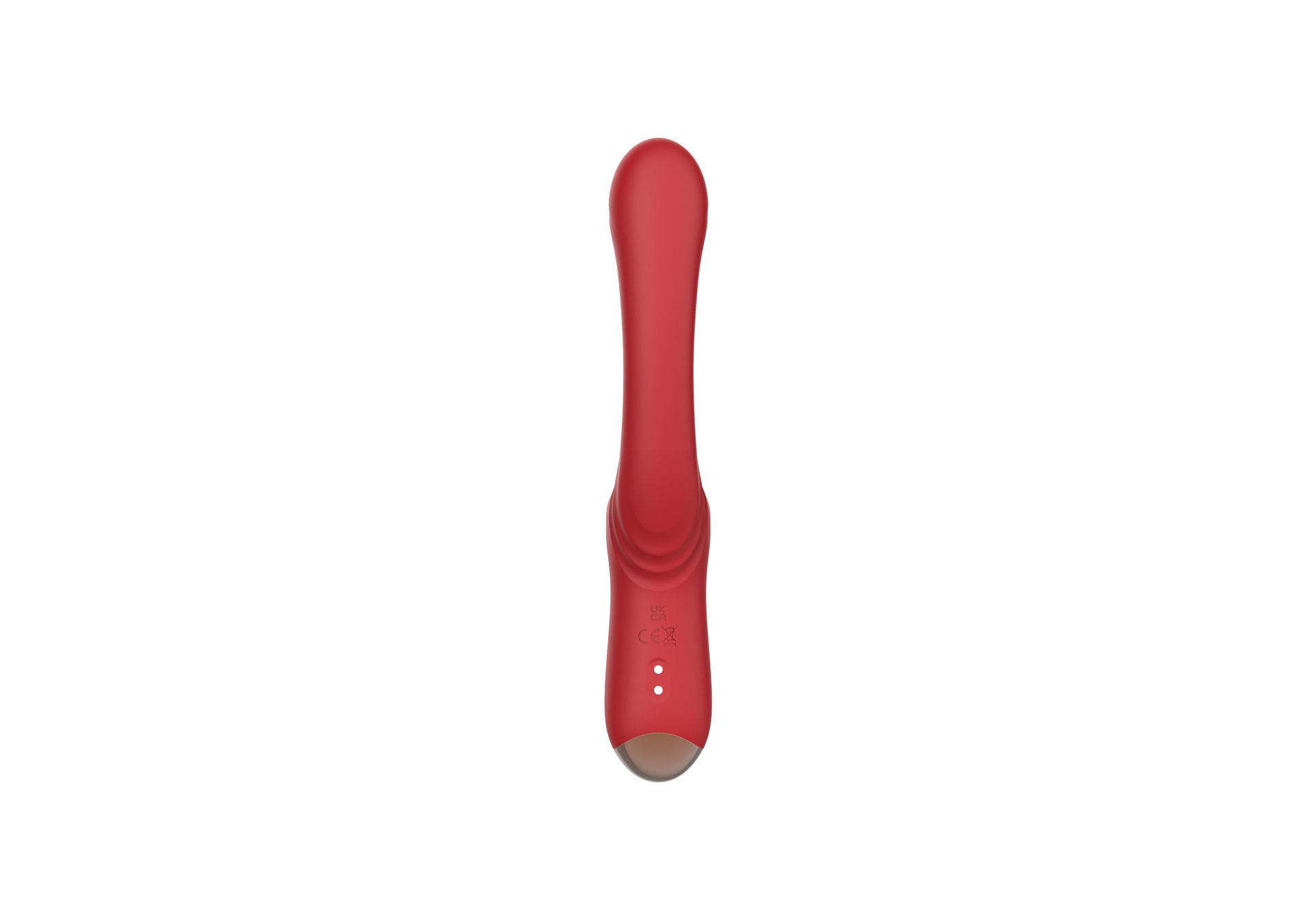 Вагинально-клиторальный вибратор Secwell SW3044-red