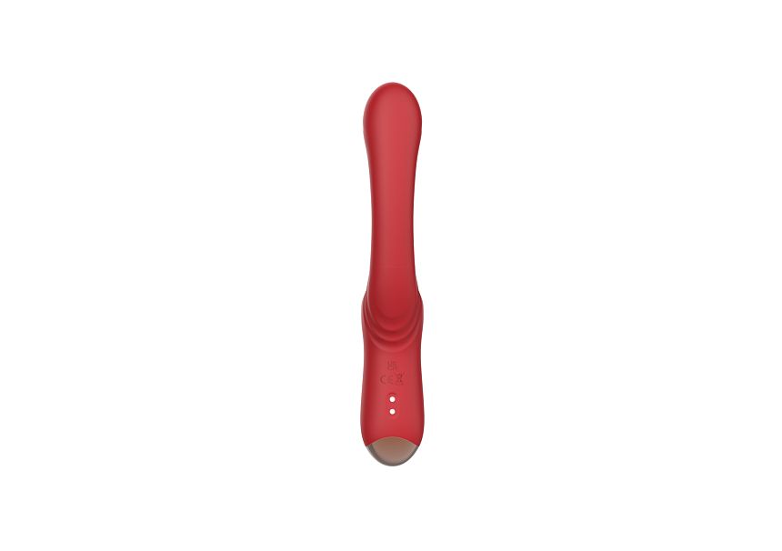Вагинально-клиторальный вибратор Secwell SW3044-red