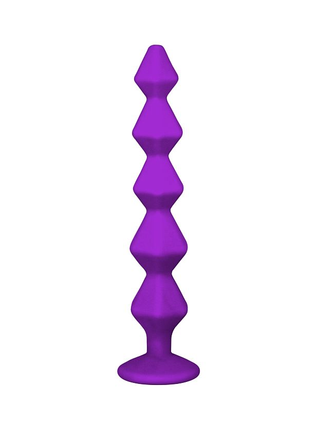 Анальная Цепочка с Кристаллом Emotions Buddy Purple 1400-03lola