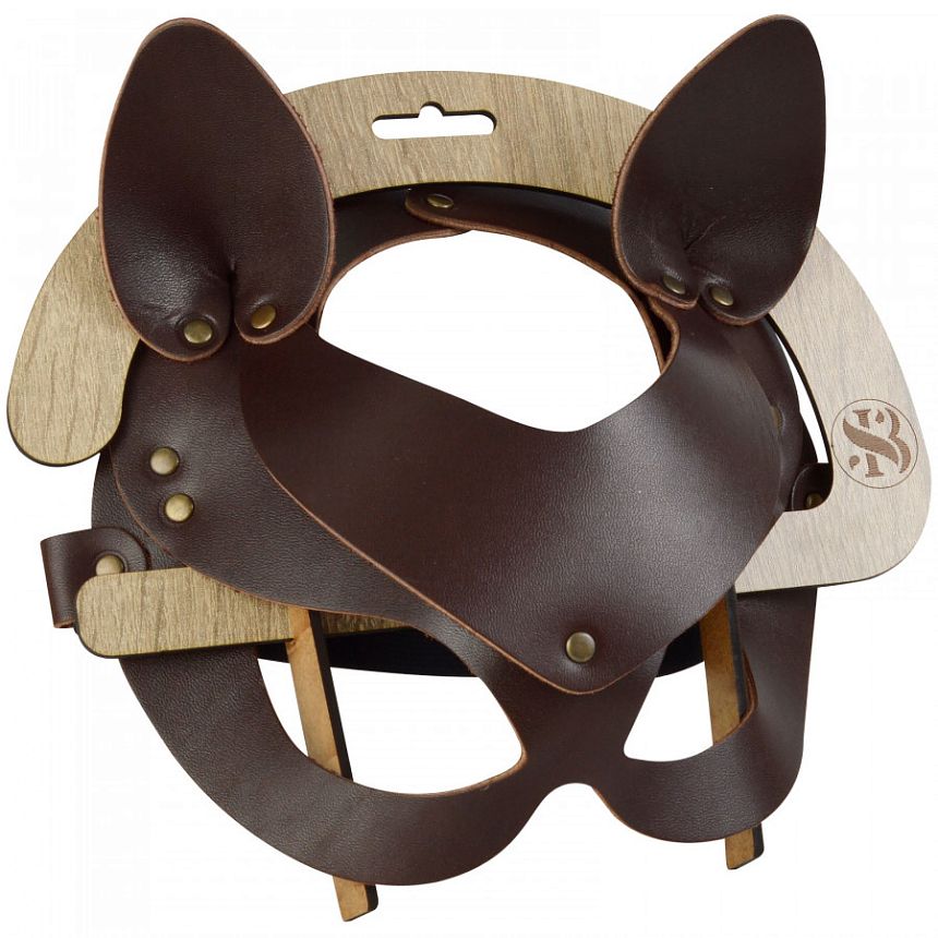 Маска Кошечка лайт коричневая Sitabella 3438-8