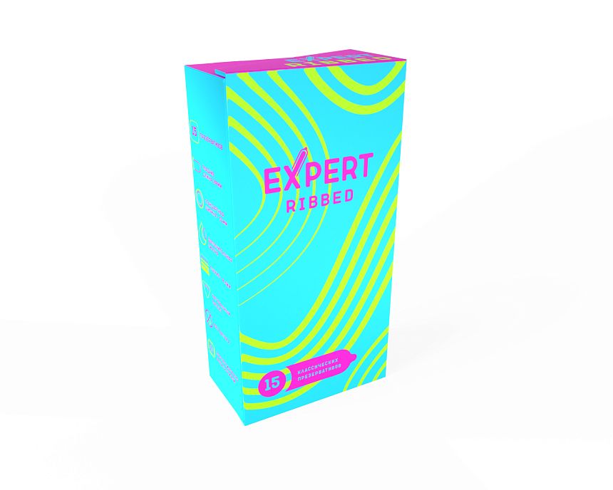 Презервативы Expert Ribbed 15 шт 9397ex
