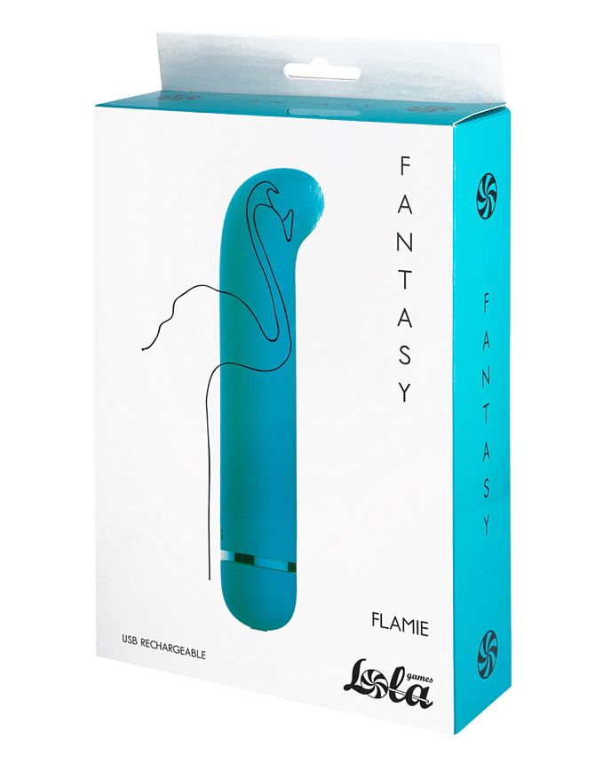 Перезаряжаемый вибратор Fantasy Flamie Blue 7912-03lola