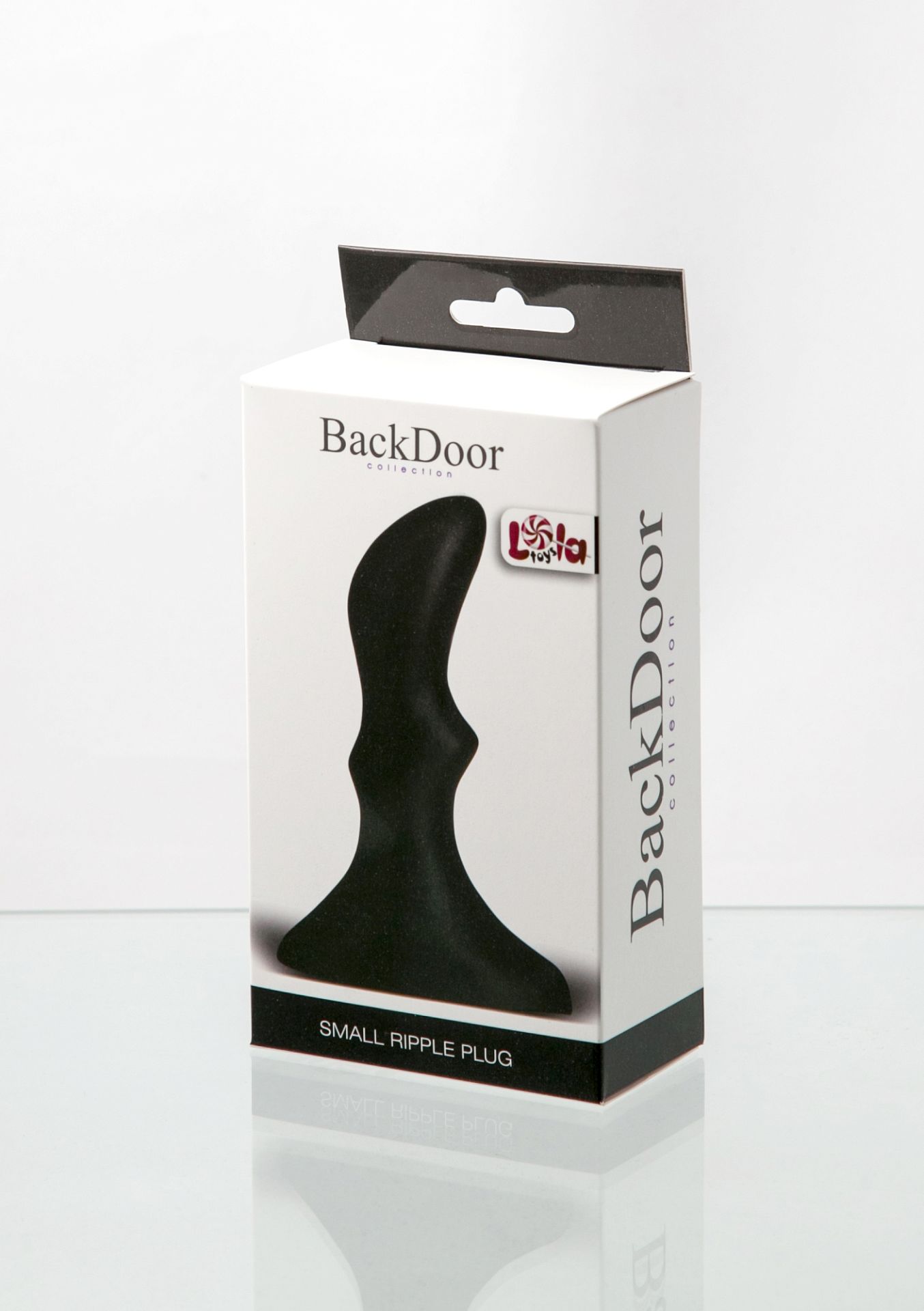 Анальный стимулятор Small ripple plug Black 510191lola