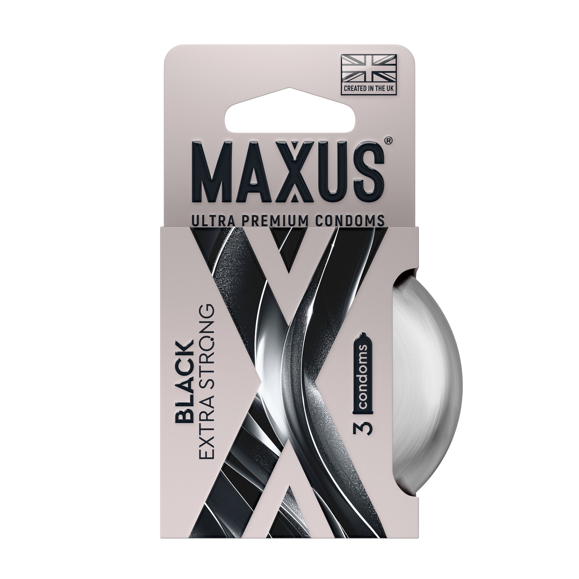 Презервативы MAXUS Extra Strong утолщенные №3 (черные) 7783mx
