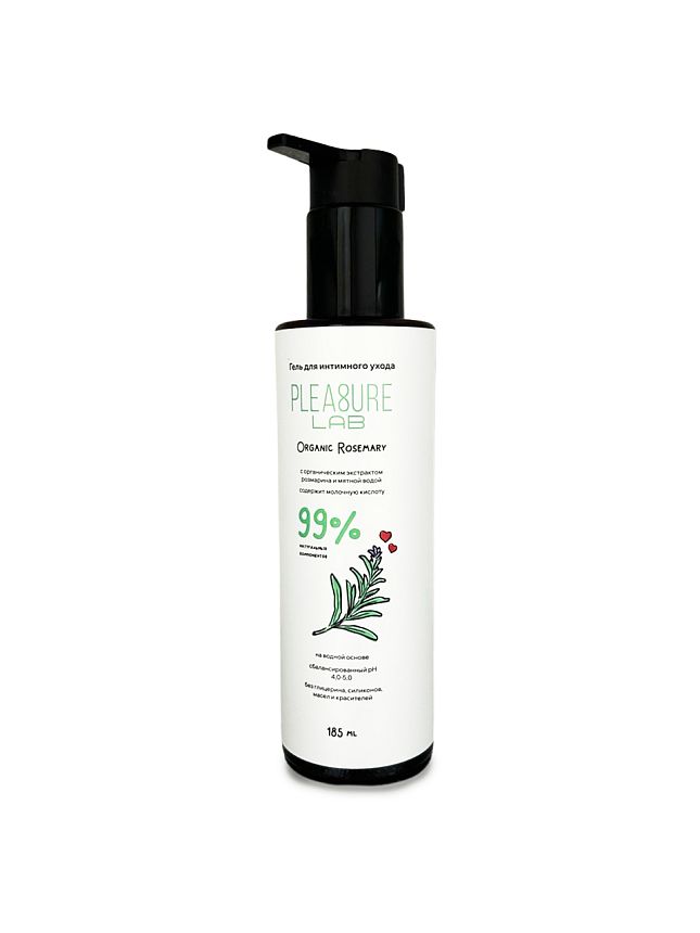 Натуральный Лубрикант Pleasure Lab Organic Rosemary 185 мл 1181-02Lab
