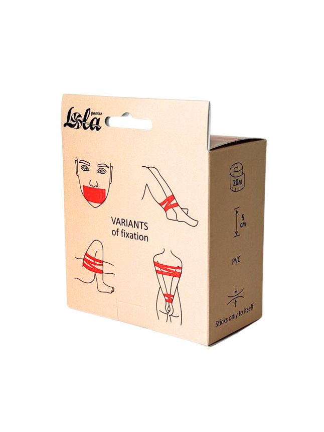 Бондажная лента Vanilla Endorphin Red 1169-01lola