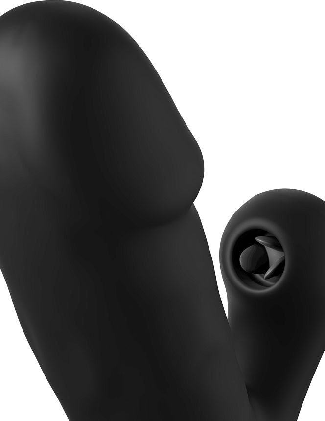 Вибратор c тройной стимуляцией Sonix Silicone Thruster 456523PD