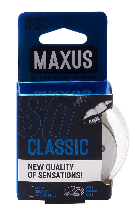 Презервативы классические MAXUS Classic №3 п/к 6020mx