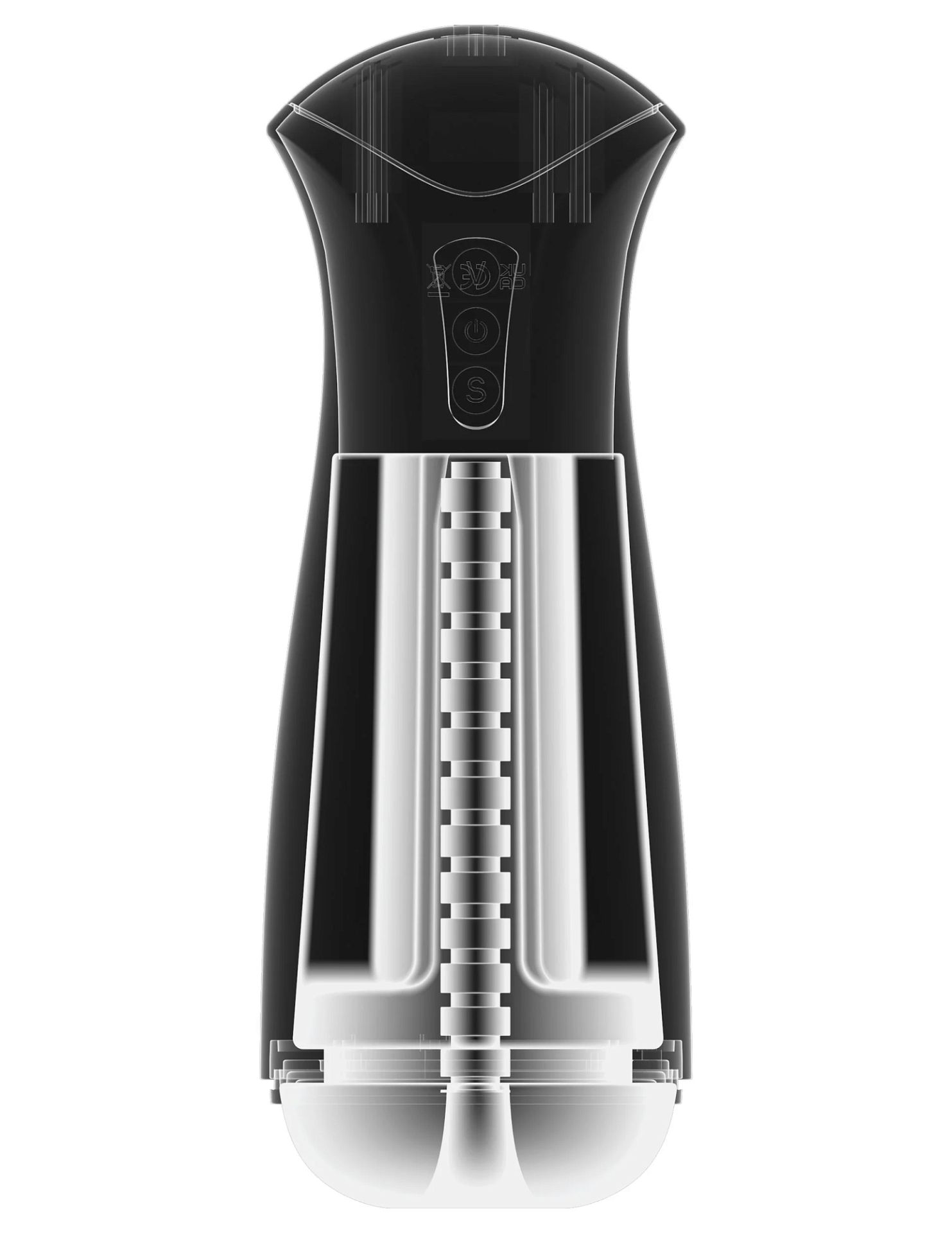 Мастурбатор с вибрацией PDX Elite Fap-Gasm - Frosted Pipedream RD55320PD