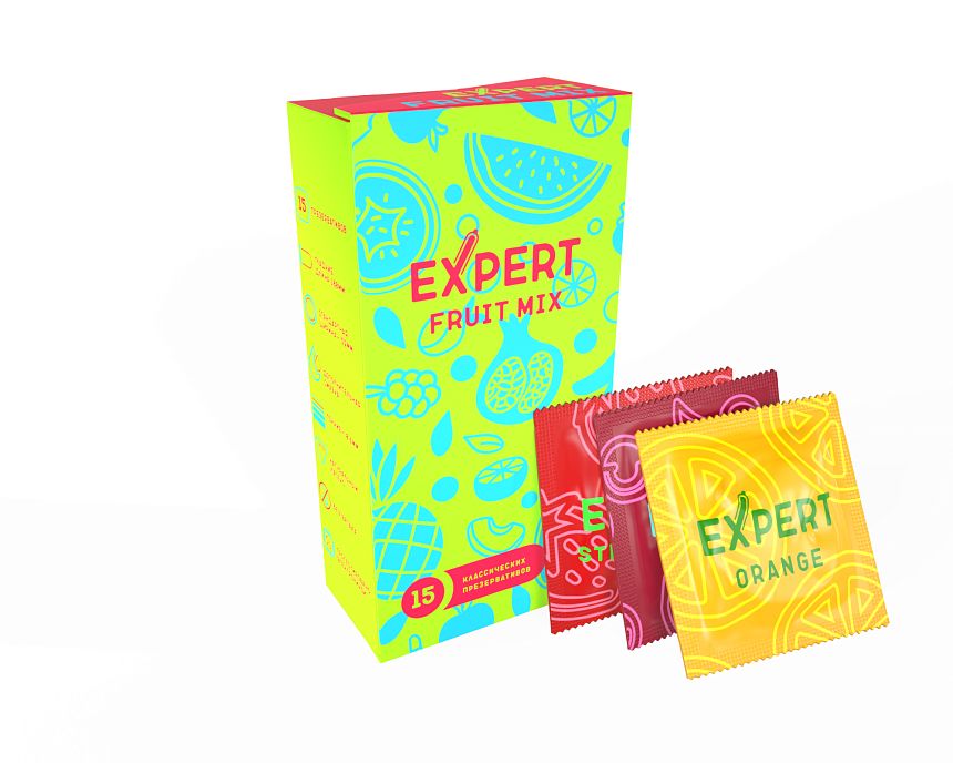 Презервативы Expert Fruit Mix 15 шт 9434ex