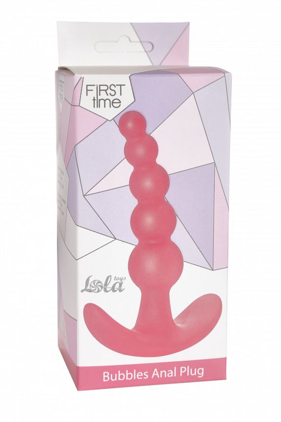 ΠΠ½Π°Π»ΡΠ½Π°Ρ ΠΏΡΠΎΠ±ΠΊΠ° Bubbles Anal Plug Pink 5001-01lola