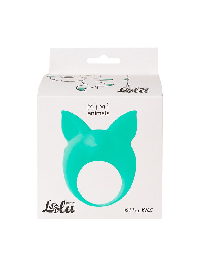 Стимулятор клитора Mimi Animals Kitten Kyle Green 7000-01lola