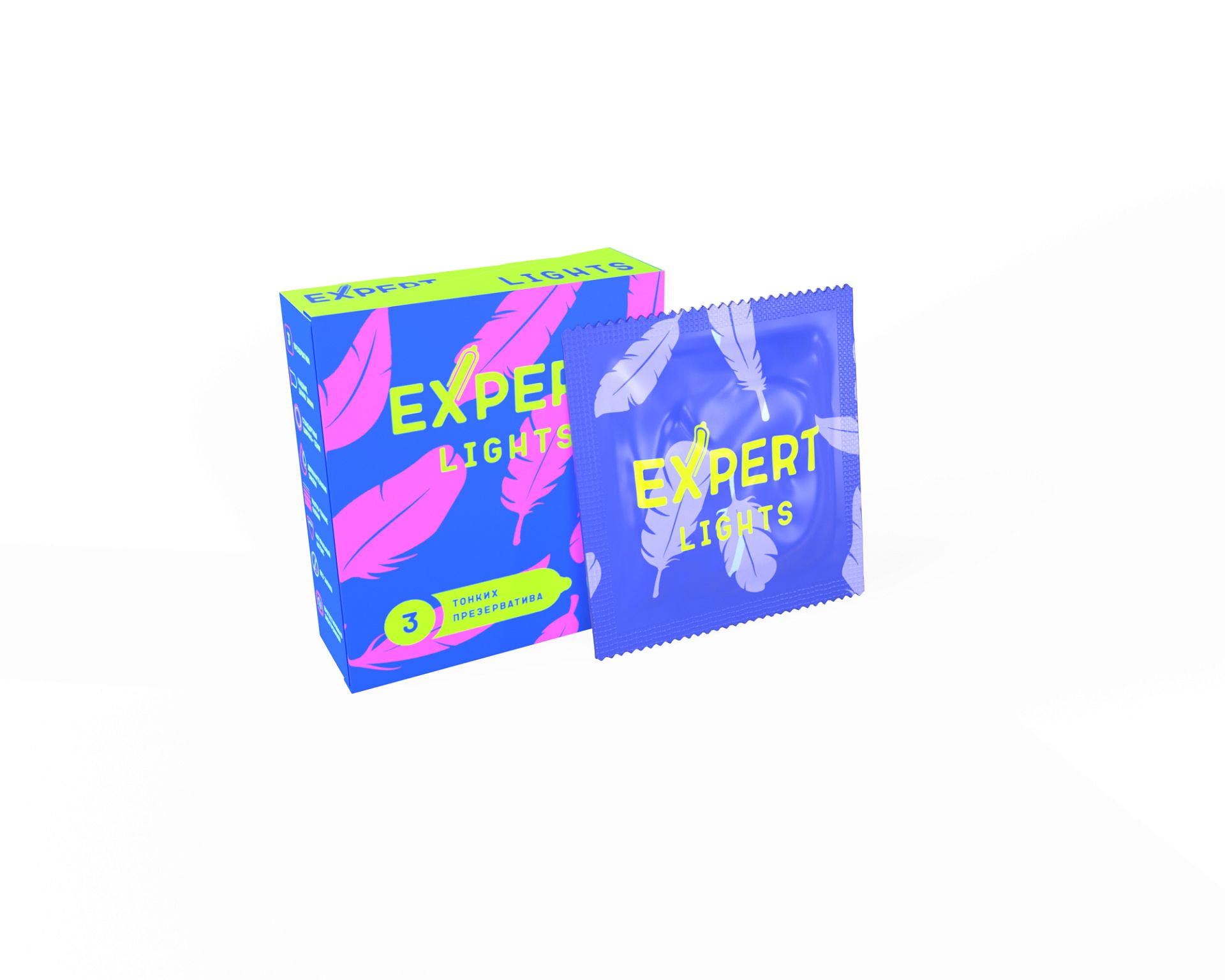 Презервативы Expert Lights 3 шт 9236ex