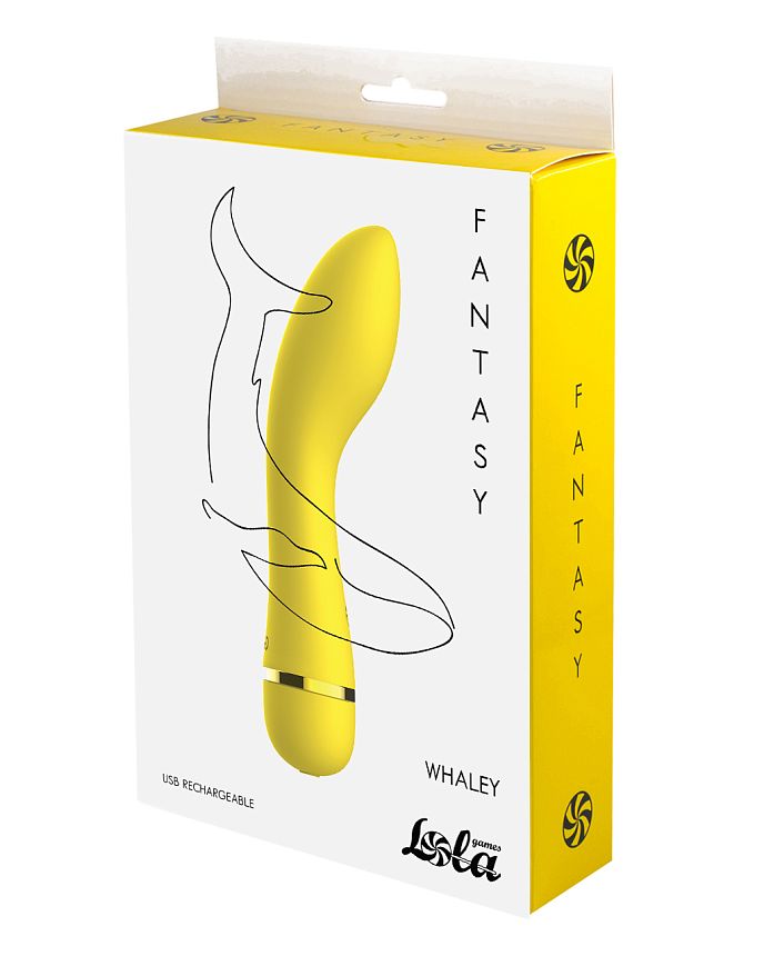 Перезаряжаемый вибратор Fantasy Whaley Yellow 7911-01lola