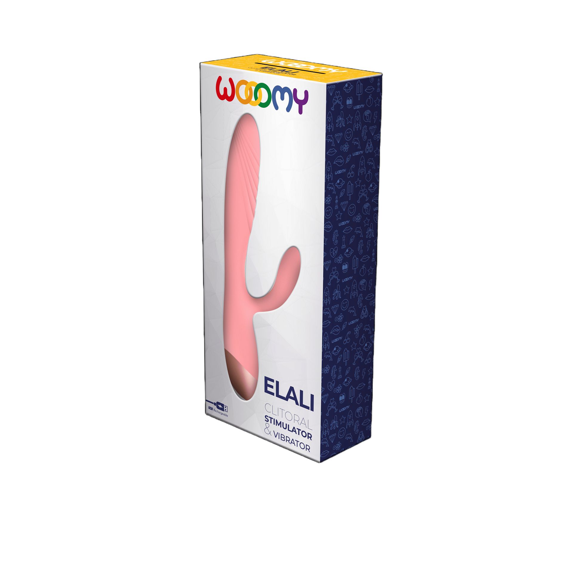 ΠΠΈΠ±ΡΠ°ΡΠΎΡ Elali Rabbit Light Pink Vibrator 11331AL