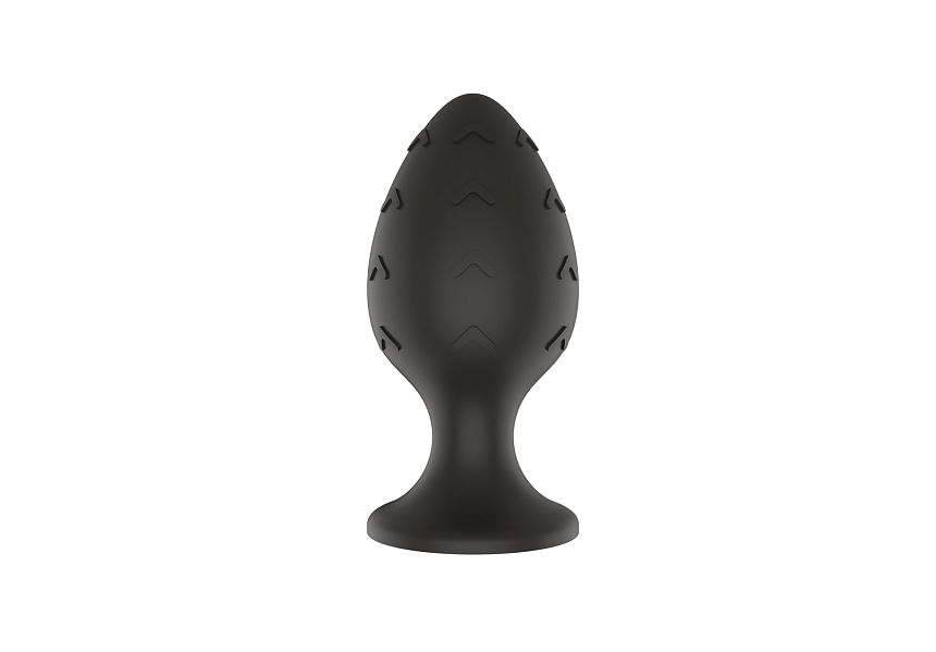 Силиконовая анальная пробка черная S (5.8*2.8cm) 3302-01