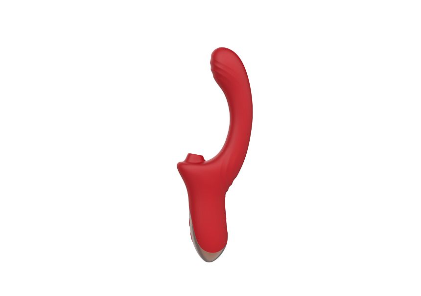 Вагинально-клиторальный вибратор Secwell SW3044-red