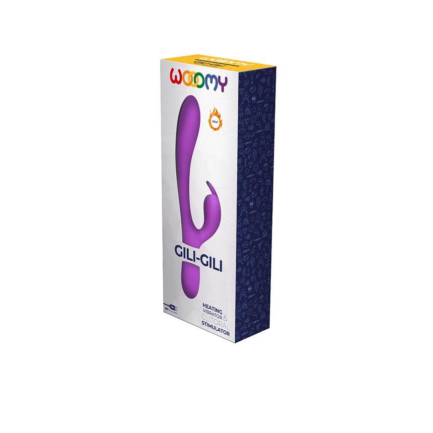 Вибратор Gili-Gili Vibrator with Heat Purple 11343AL