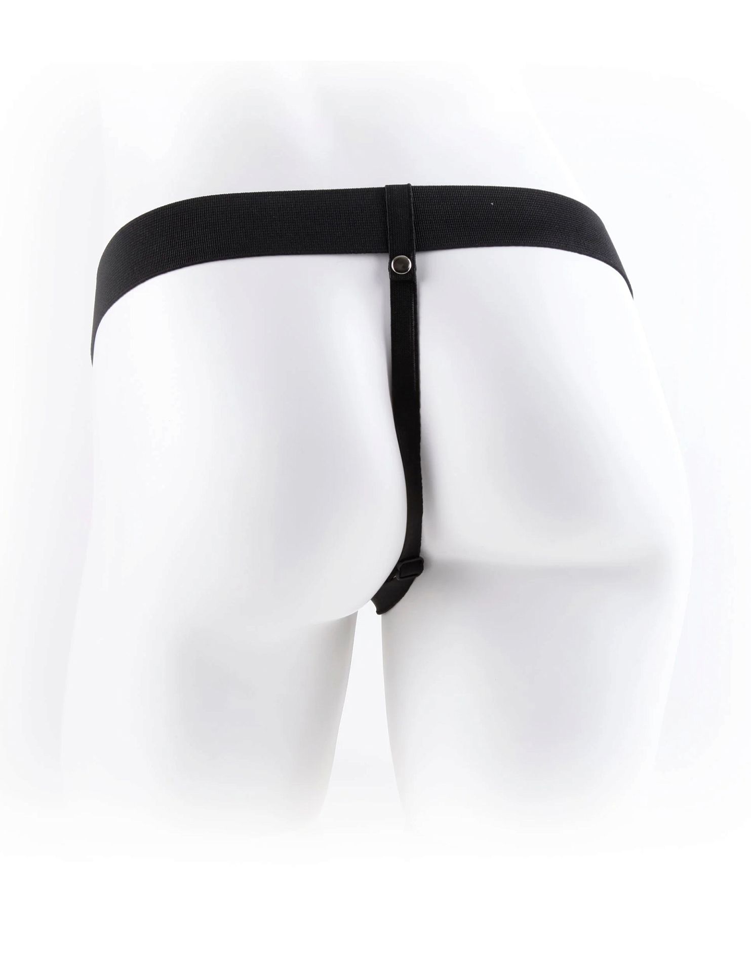 Страпон Fetish Fantasy Series 7" Hollow Strap-On with Balls - Flesh/Black Pipedream 337321PD