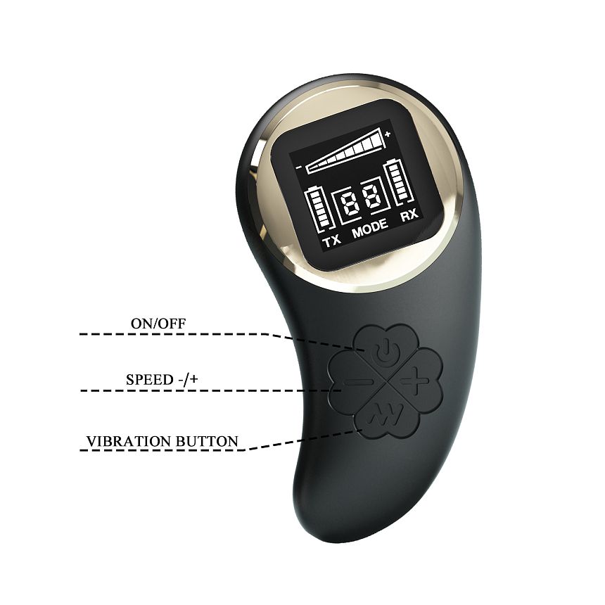 Вибратор для двоих Pretty Love BI-014582W-LED