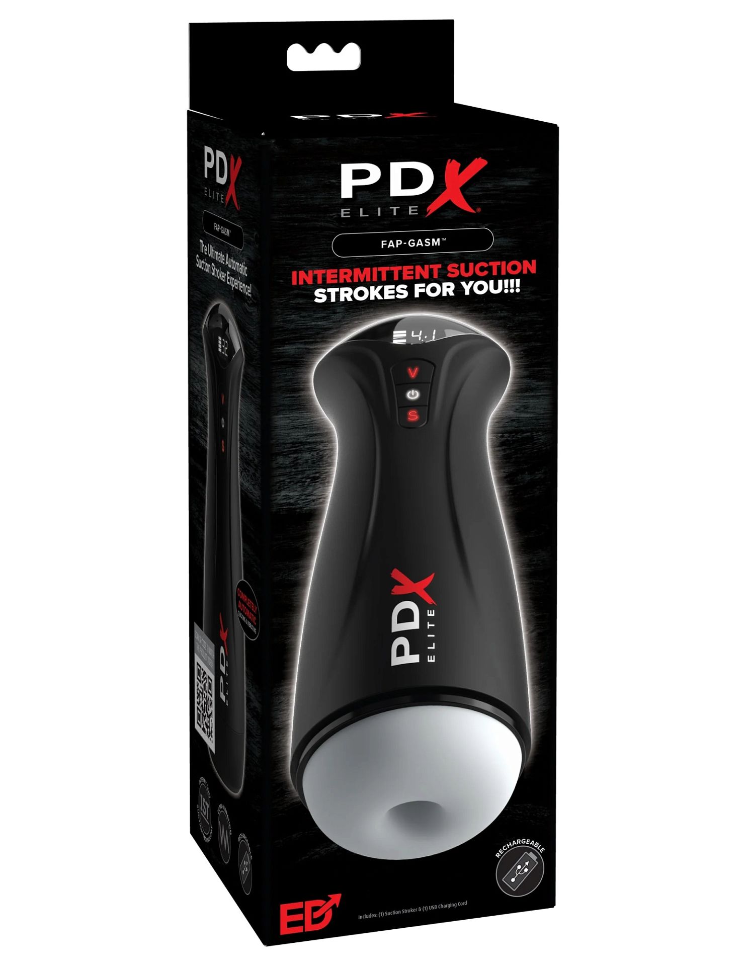 Мастурбатор с вибрацией PDX Elite Fap-Gasm - Frosted Pipedream RD55320PD