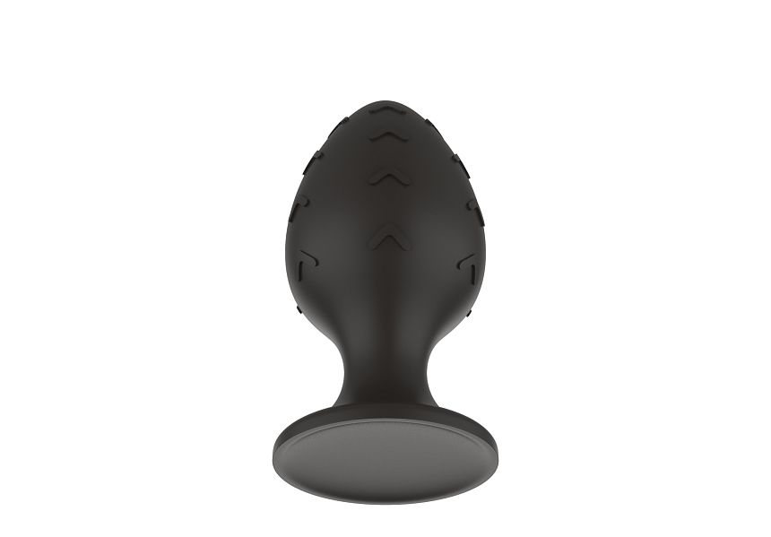 Силиконовая анальная пробка черная M (6.7*3.5cm) 3302-02