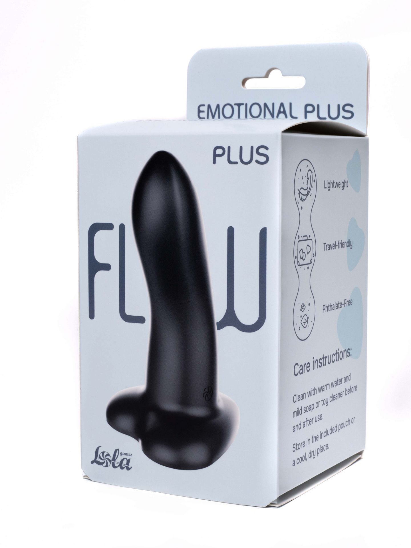 Нереалистичный дилдо Emotional Plus Black 2044-04lola