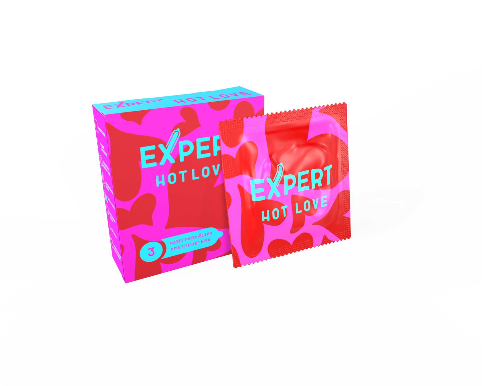 Презервативы Expert Hot Love 3 шт 9328ex