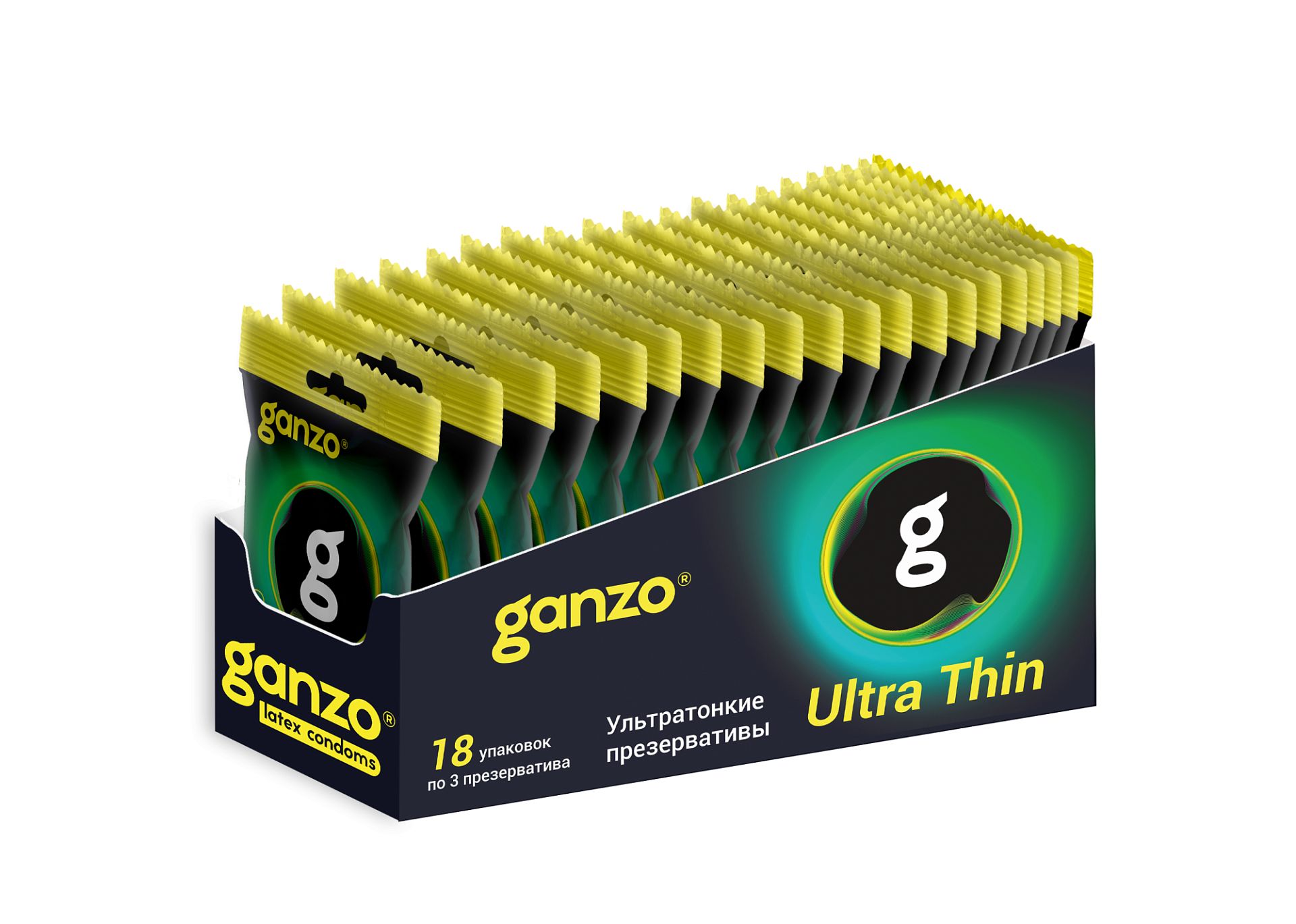 ΠΡΠ΅Π·Π΅ΡΠ²Π°ΡΠΈΠ²Ρ Π£Π»ΡΡΡΠ°ΡΠΎΠ½ΠΊΠΈΠ΅ Ganzo Ultra Thin 3ΡΡ 53198GZ