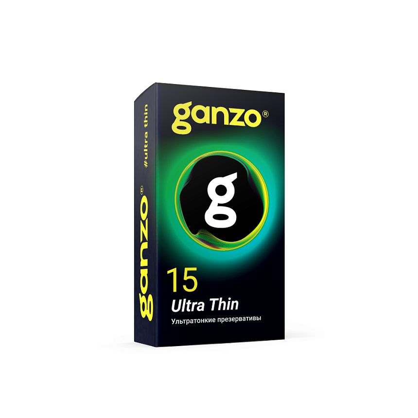 GANZO Презервативы 15 шт/упак. (Ultra thin / Ультратонкие) 6631GZ