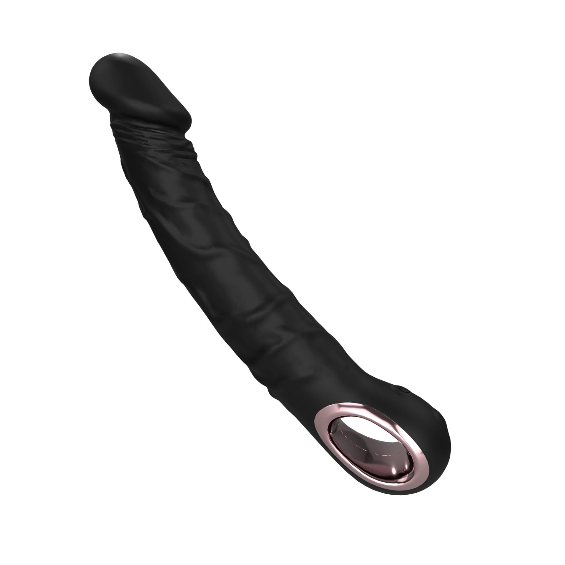 Силиконовый вибратор черный SW3020Black