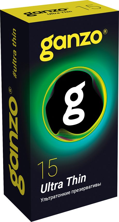 GANZO Презервативы 15 шт/упак. (Ultra thin / Ультратонкие) 6631GZ