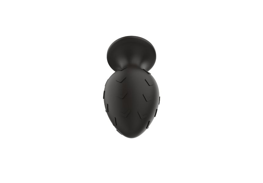 Силиконовая анальная пробка черная M (6.7*3.5cm) 3302-02